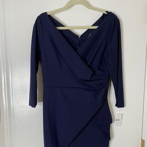 Alex Evenings Navy Dress